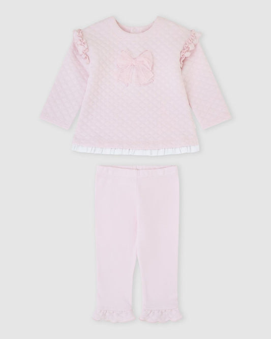 Conjunto Leggins Lazo Rosa - Tutto Piccolo