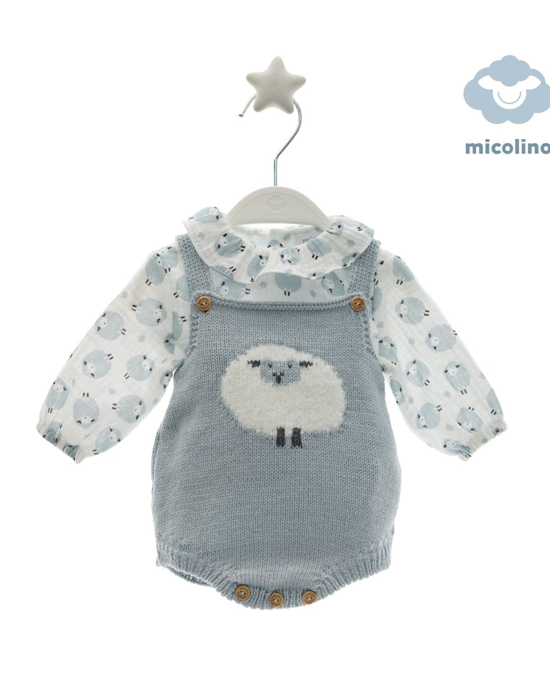 Conjunto Micolino Celeste Cielo Familia Constanza - Micolino