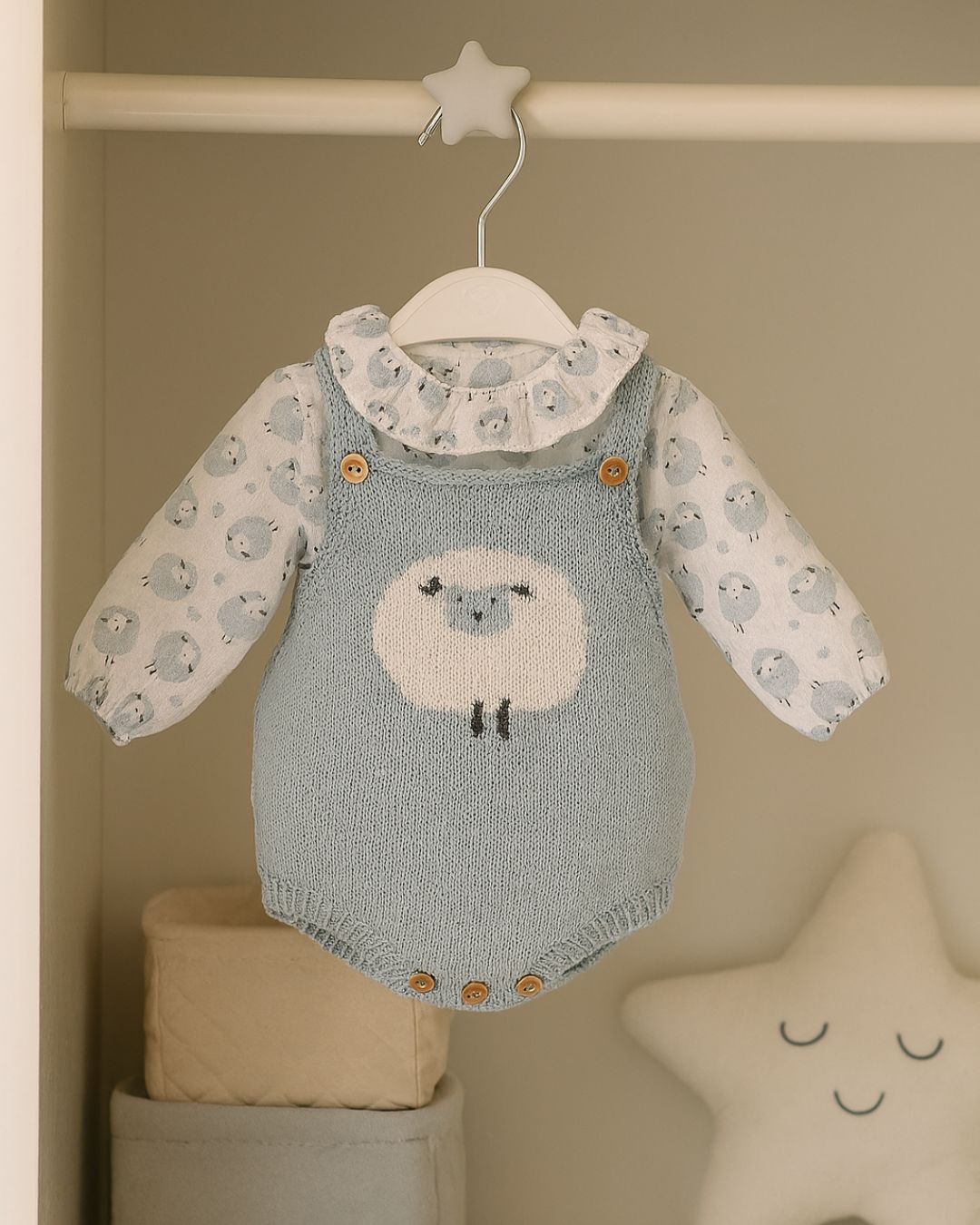 Conjunto Micolino Celeste Cielo Familia Constanza - Micolino
