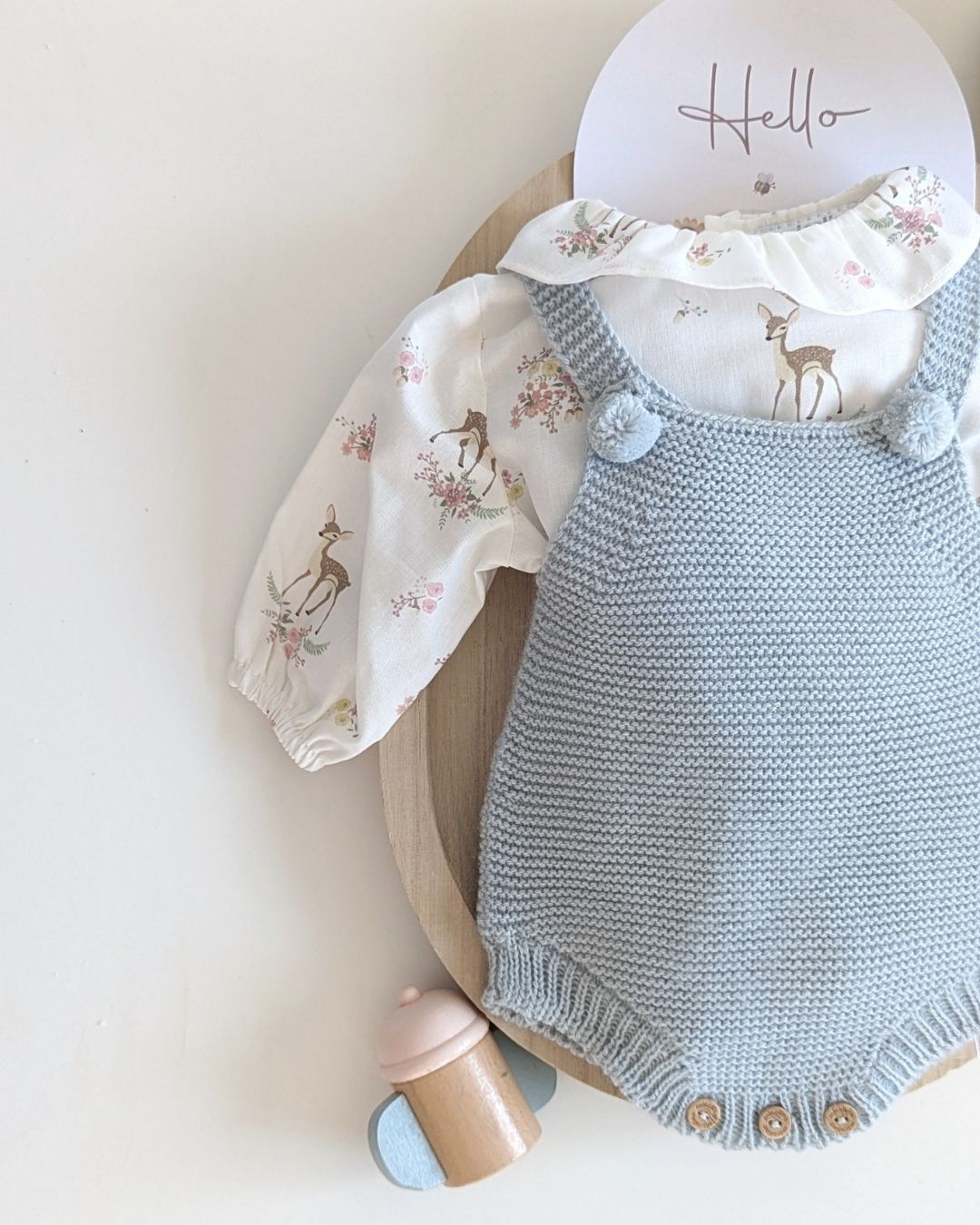 Conjunto Micolino Verde Seda Familia Beatrice - Micolino