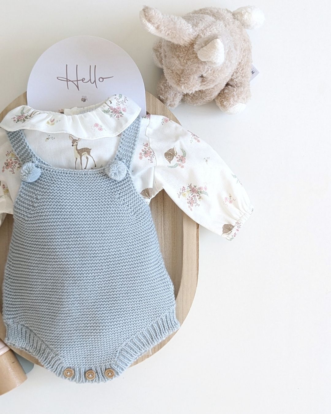 Conjunto Micolino Verde Seda Familia Beatrice - Micolino