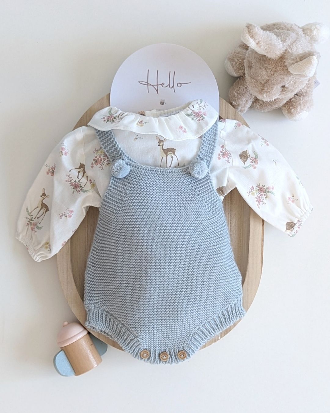 Conjunto Micolino Verde Seda Familia Beatrice - Micolino