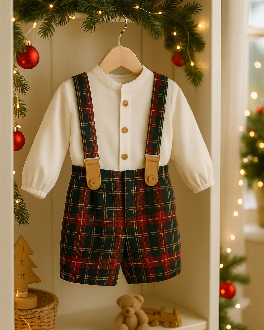 Conjunto Navidad Bebé Niño Pololo Galerna 11246 - Calamaro