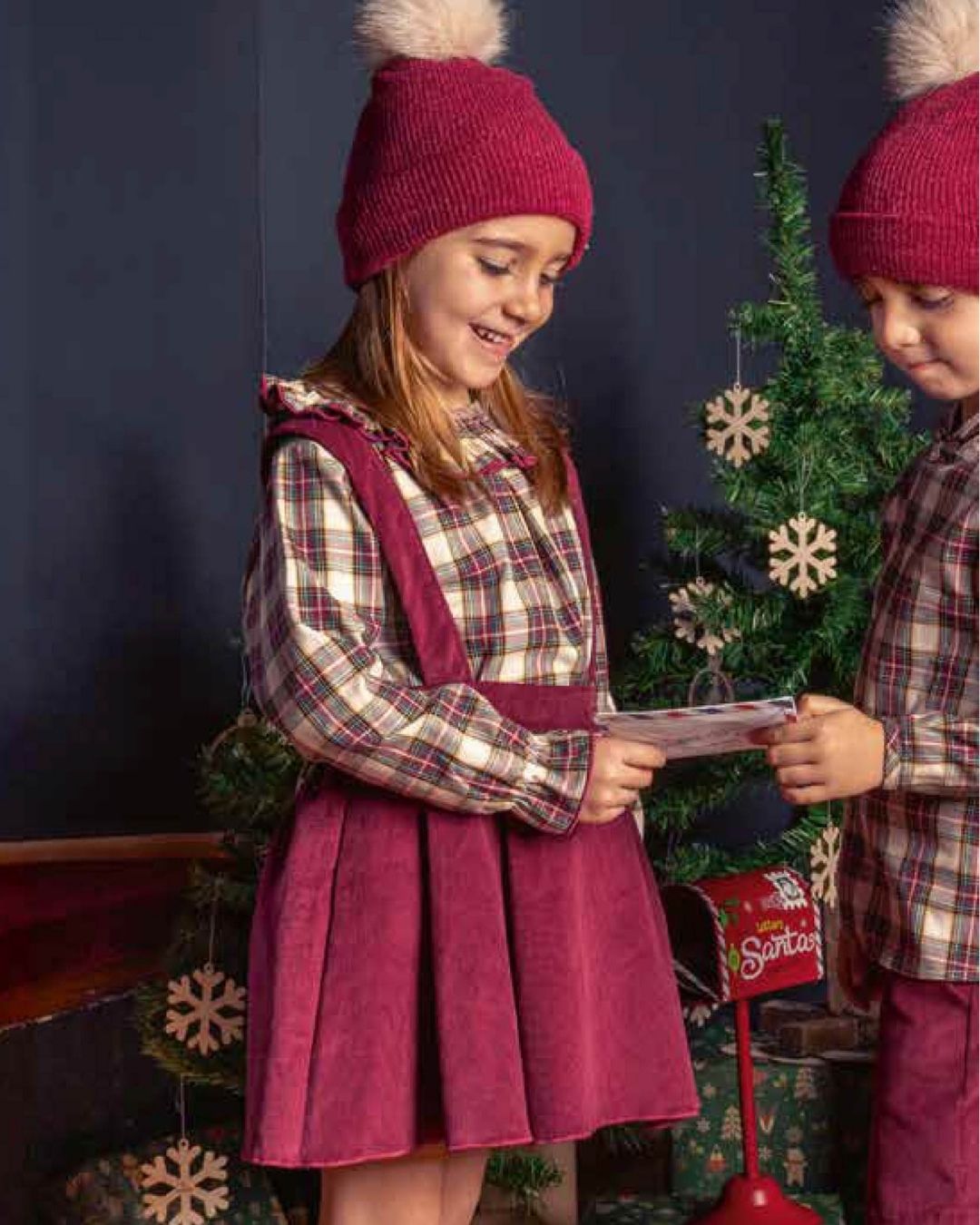 Conjunto Navidad Niña Falda Boreas 11243 - Calamaro