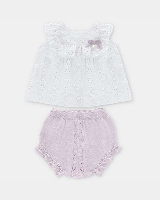 Conjunto Niña Blusa Braga NIAGARA - Martín Aranda