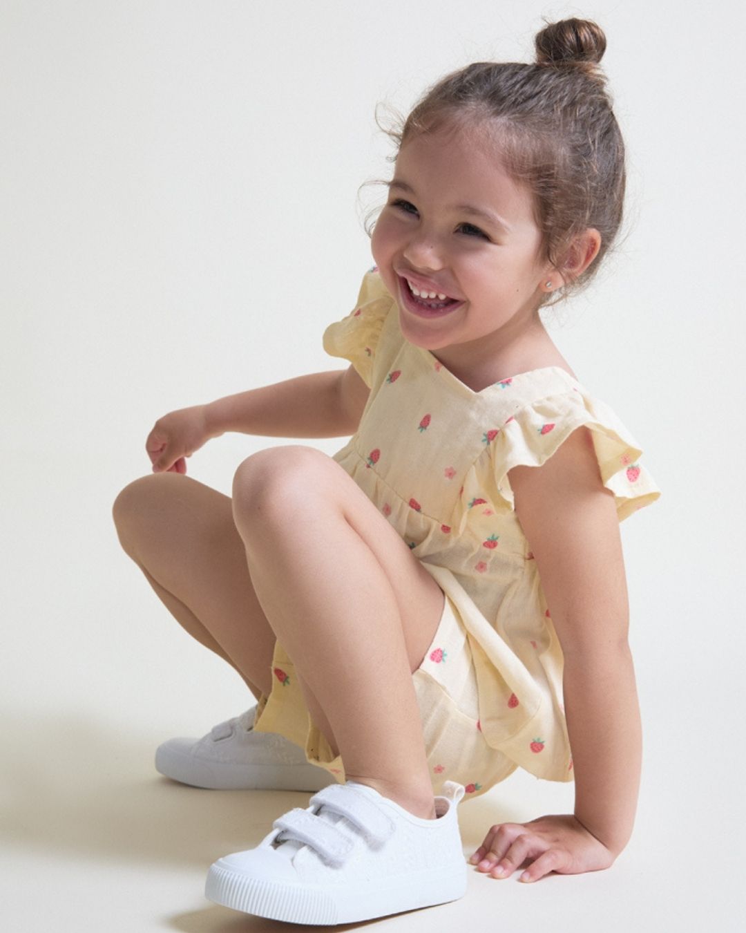 Conjunto Niña Fresas Amarillo - Street Monkey