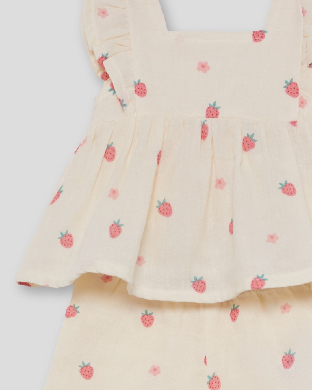 Conjunto Niña Fresas Amarillo - Street Monkey