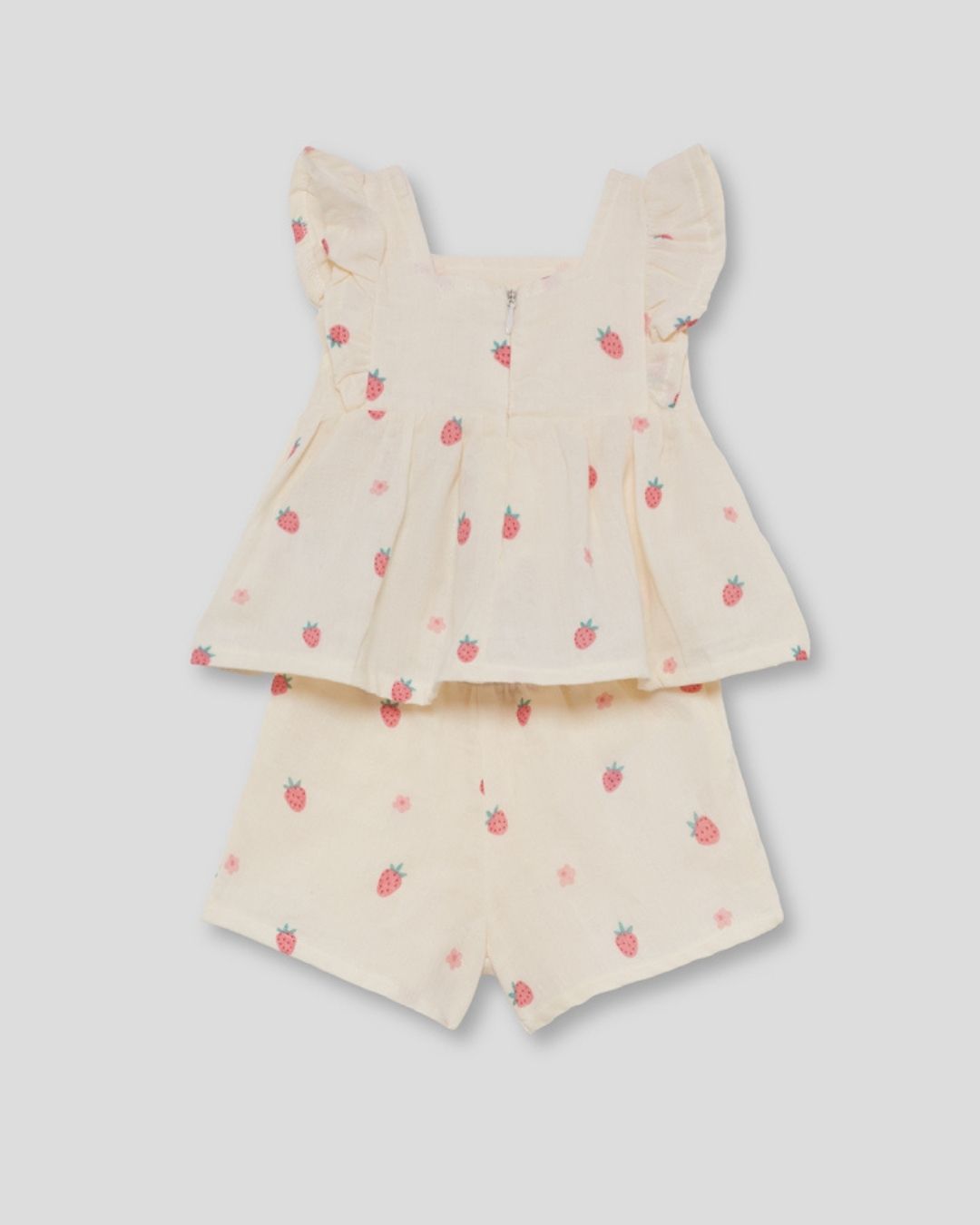 Conjunto Niña Fresas Amarillo - Street Monkey