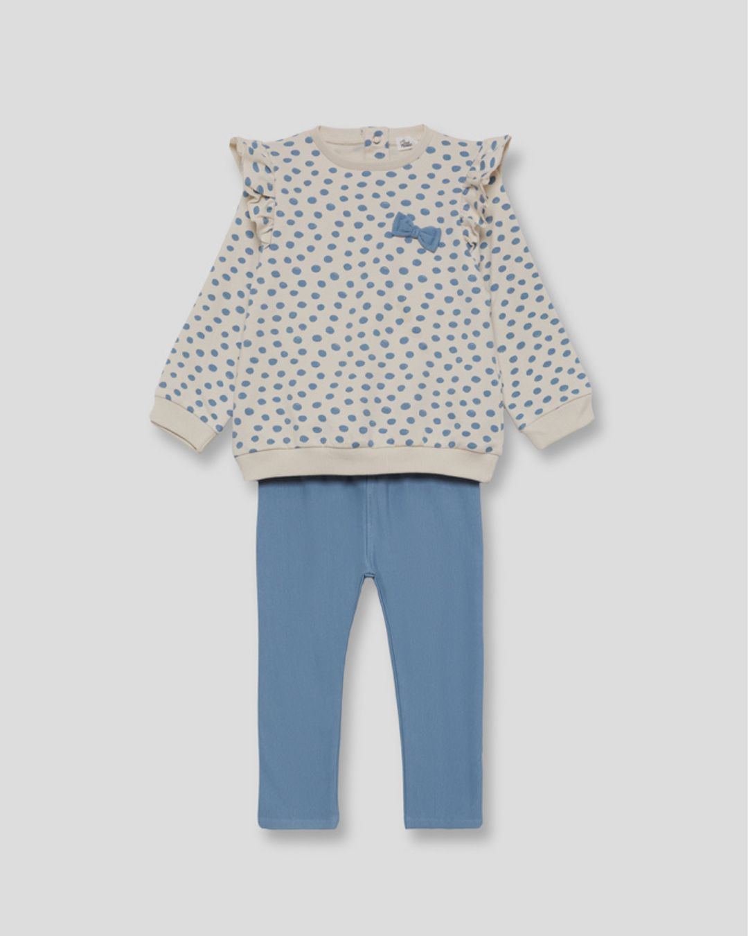 Conjunto Niña Lunares Azul - Street Monkey 351013