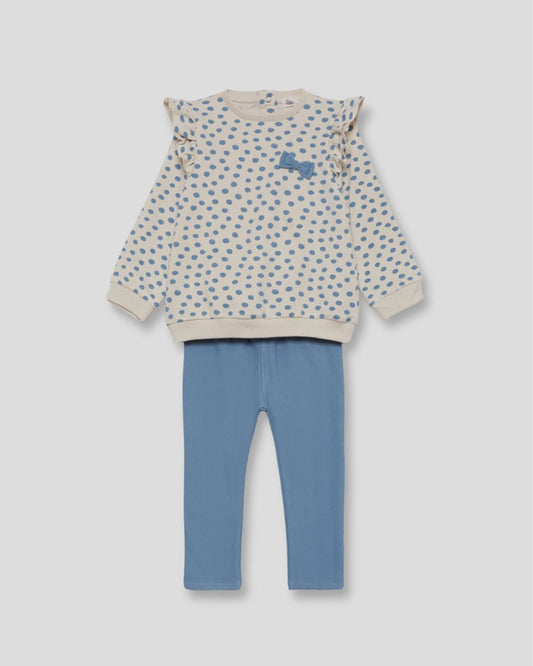 Conjunto Niña Lunares Azul - Street Monkey 351013