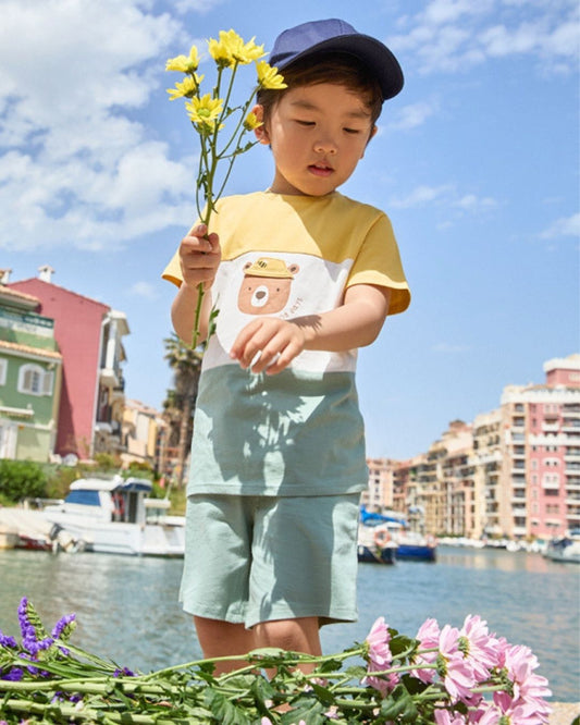 Conjunto Niño Camping Days Verde - Street Monkey