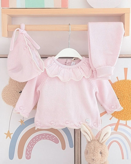 Conjunto Pantalon Navia Rosa Bebé - Martín Aranda