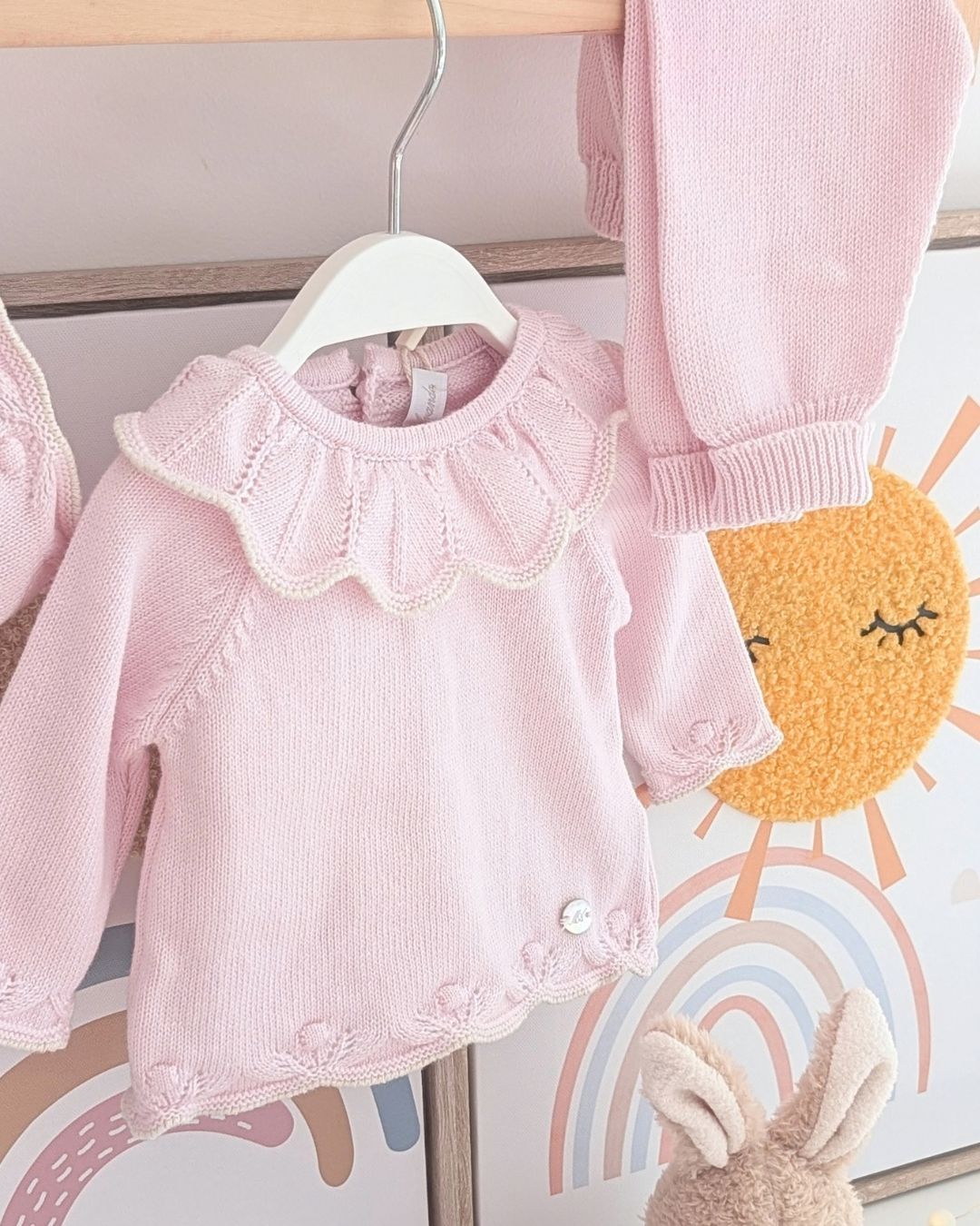 Conjunto Pantalon Navia Rosa Bebé - Martín Aranda