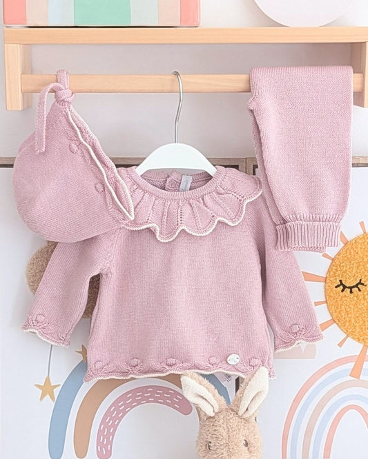 Conjunto Pantalon Navia Rosa Empolvado - Martín Aranda