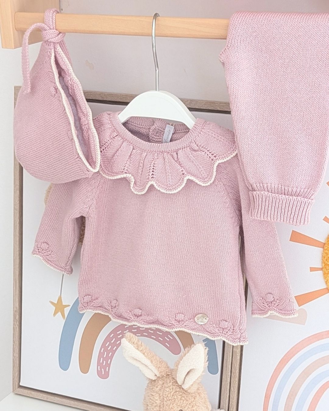 Conjunto Pantalon Navia Rosa Empolvado - Martín Aranda