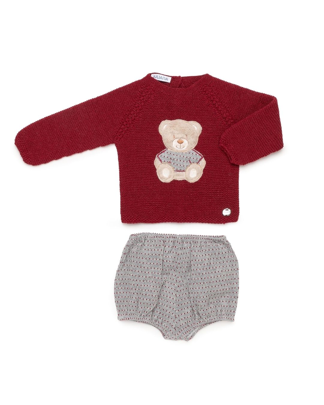 Conjunto Pantalon Osito Rioja - Colección Ocaso Juliana
