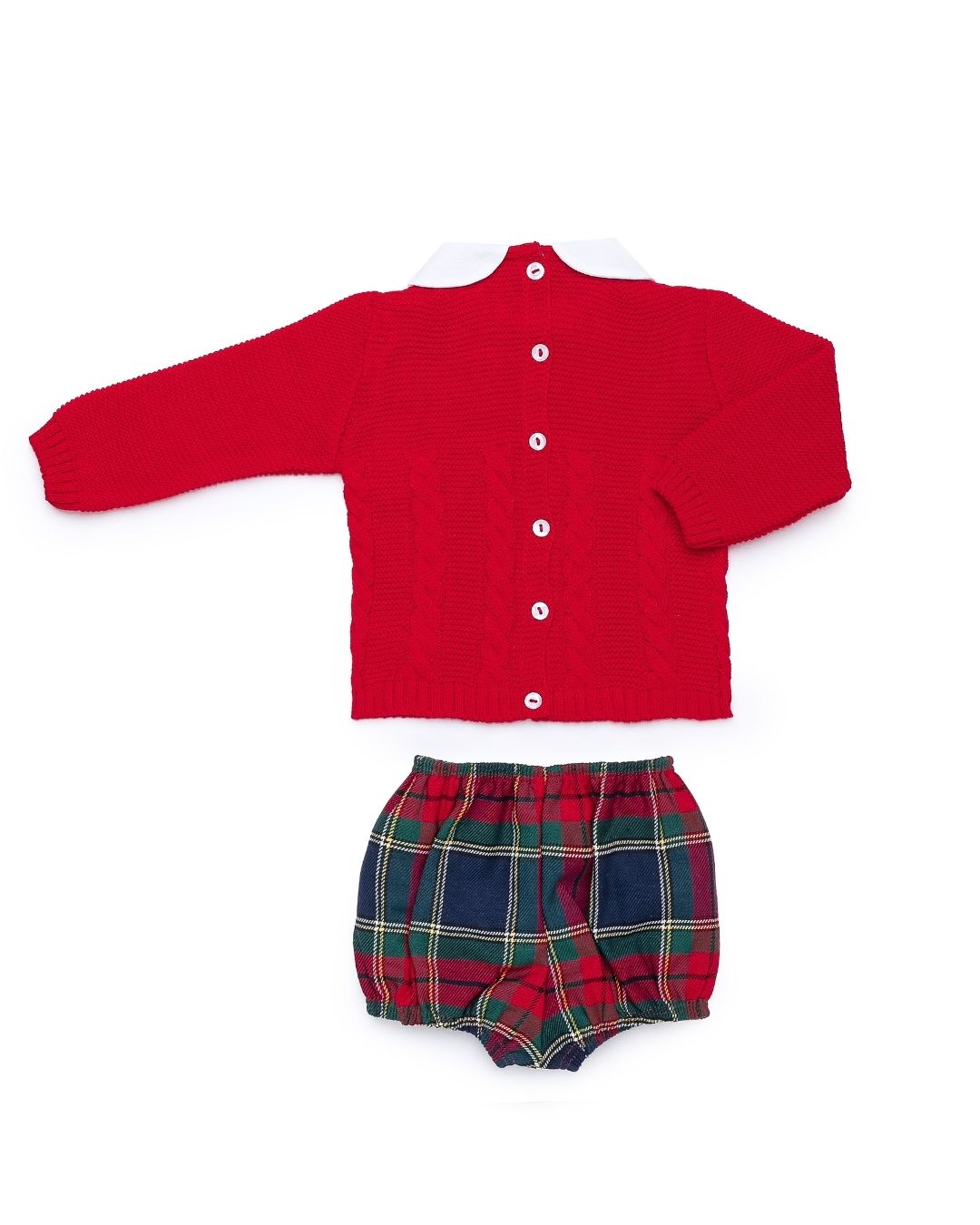 Conjunto Pantalon Trenzas Rojo - Colección Baya Juliana