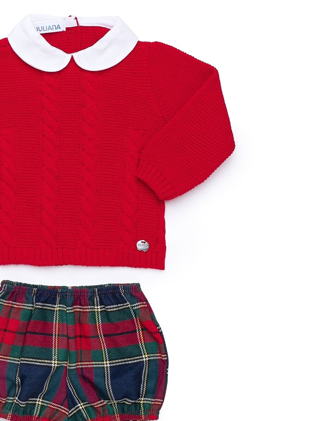 Conjunto Pantalon Trenzas Rojo - Colección Baya Juliana