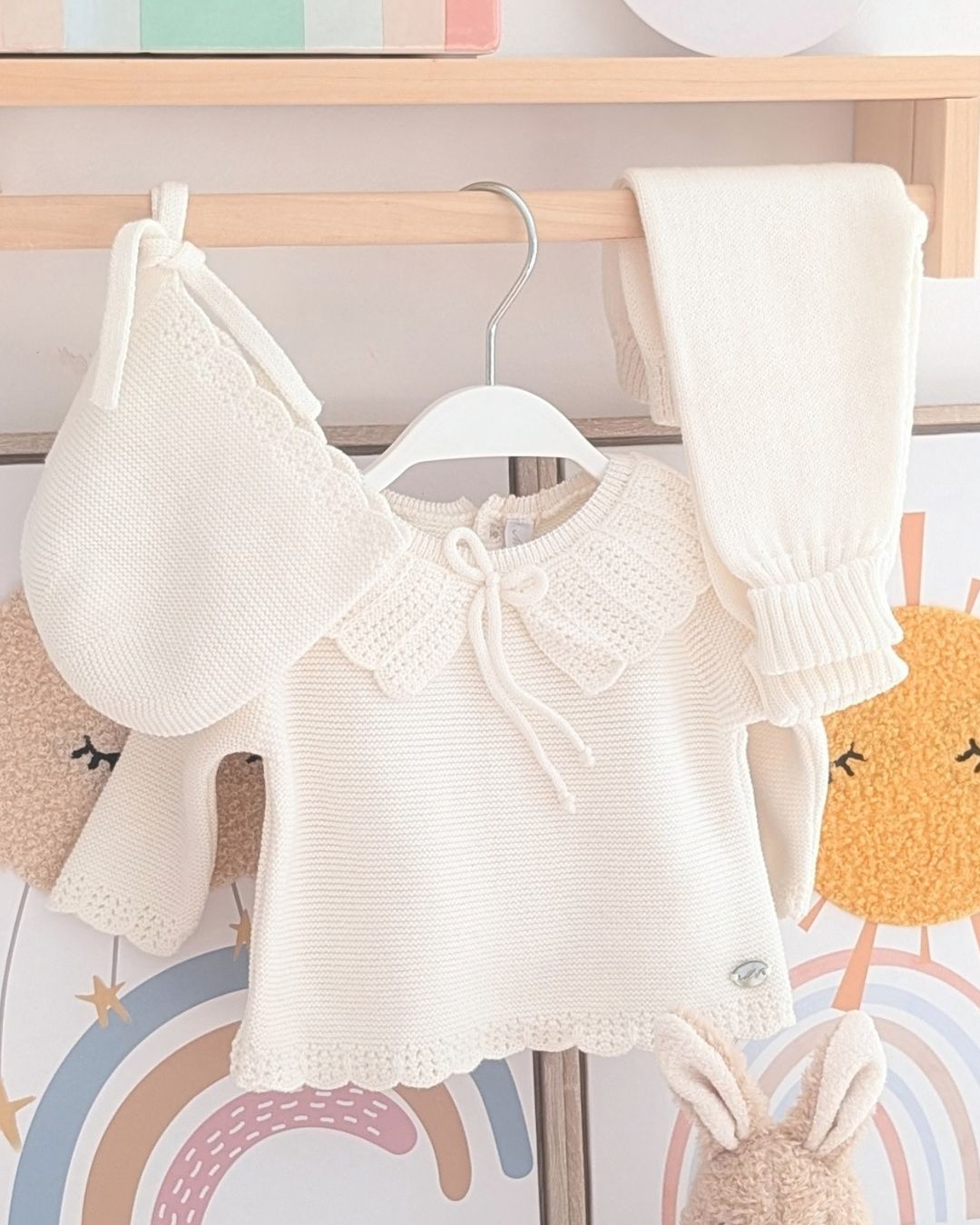 Conjunto Pantalon Volante Pravia Blanco Roto - Martín Aranda