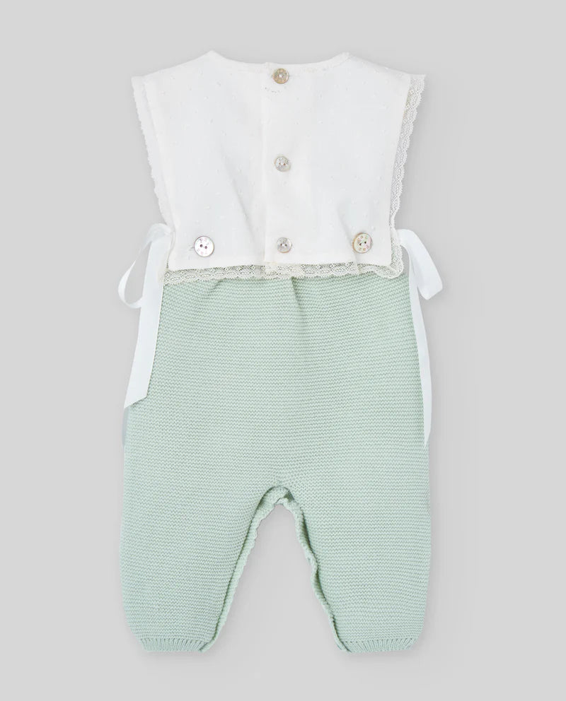 Conjunto Pelele Punto Con Camisa Minino 005-102995 - Paz Rodriguez