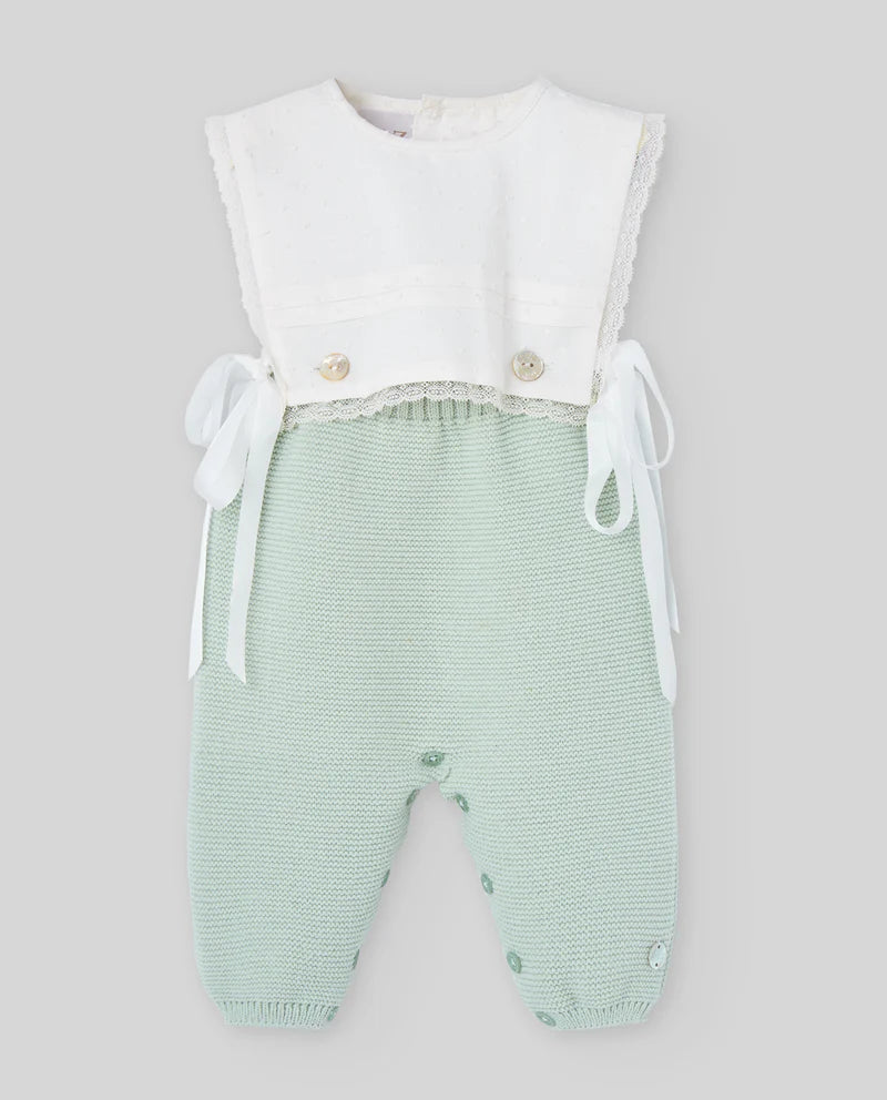 Conjunto Pelele Punto Con Camisa Minino 005-102995 - Paz Rodriguez