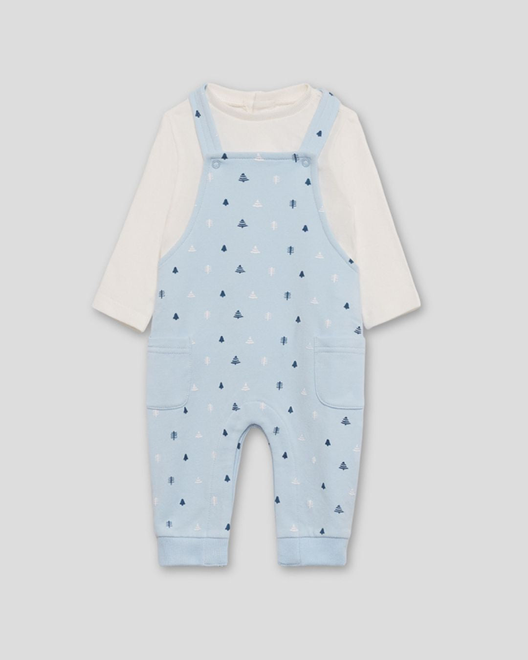 Conjunto Peto Bebé Arbolitos Celeste - Street Monkey 352000