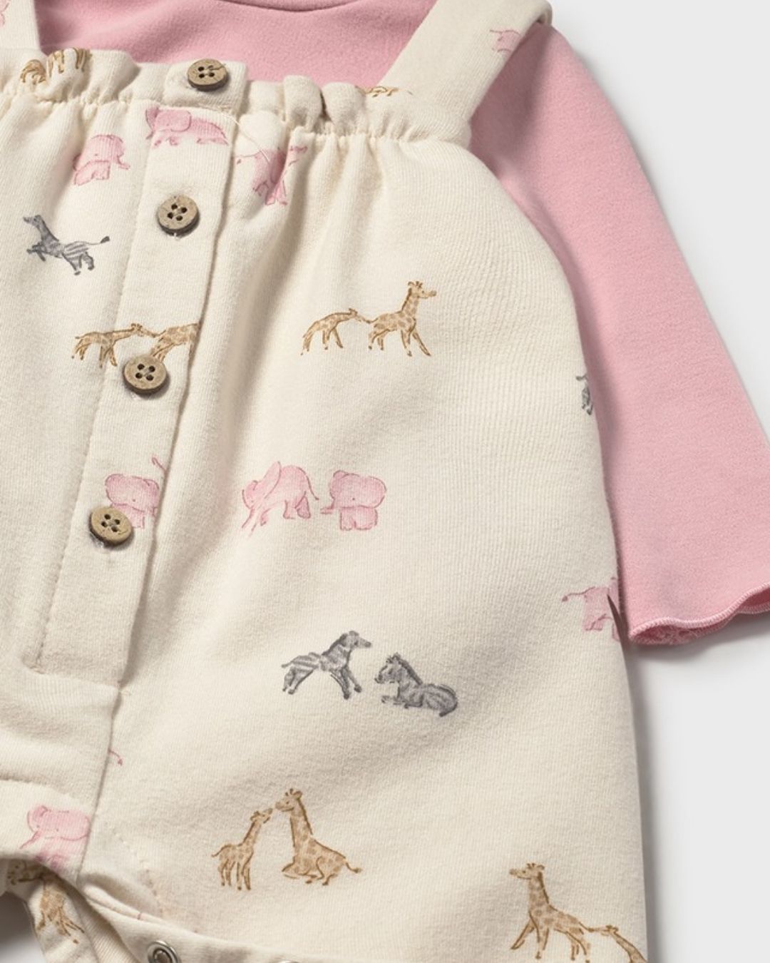 Conjunto Peto Bebé Niña Animales Maquillaje 26060 - Mayoral