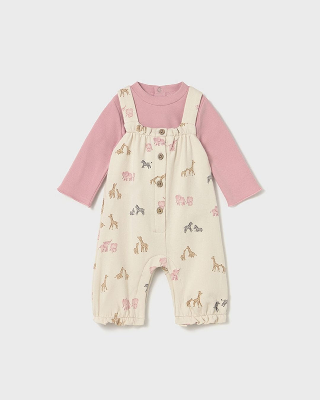 Conjunto Peto Bebé Niña Animales Maquillaje 26060 - Mayoral