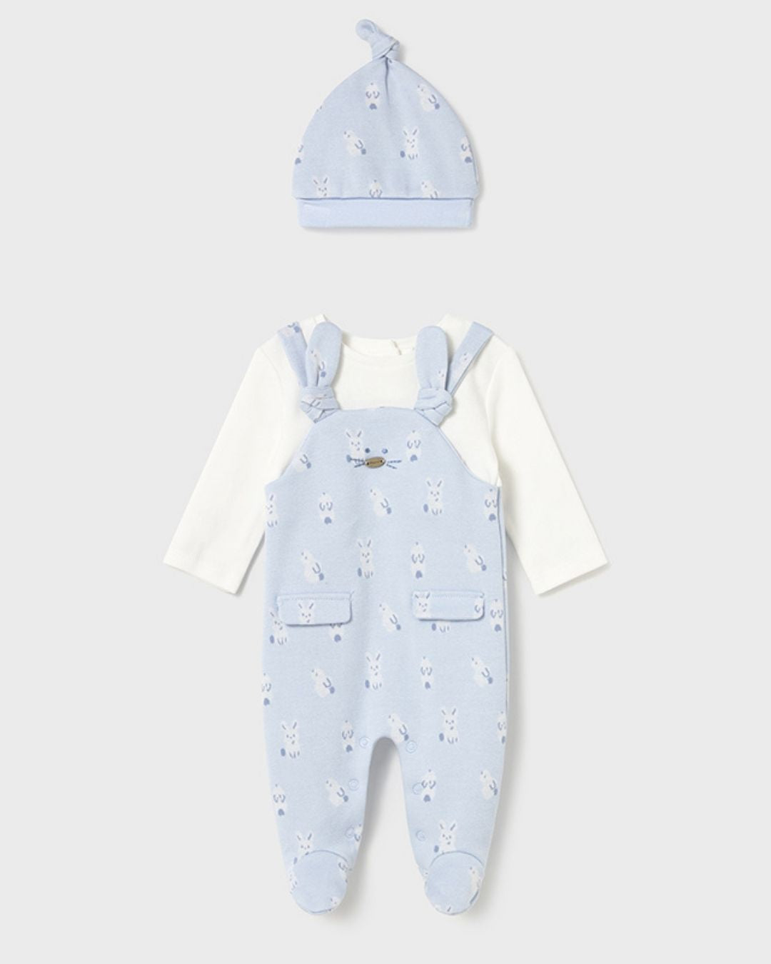 Conjunto Peto Bebé Niño Conejitos Cielo 26090 - Mayoral