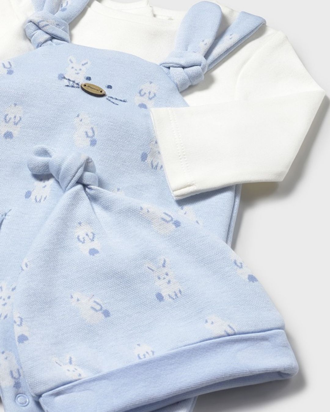 Conjunto Peto Bebé Niño Conejitos Cielo 26090 - Mayoral