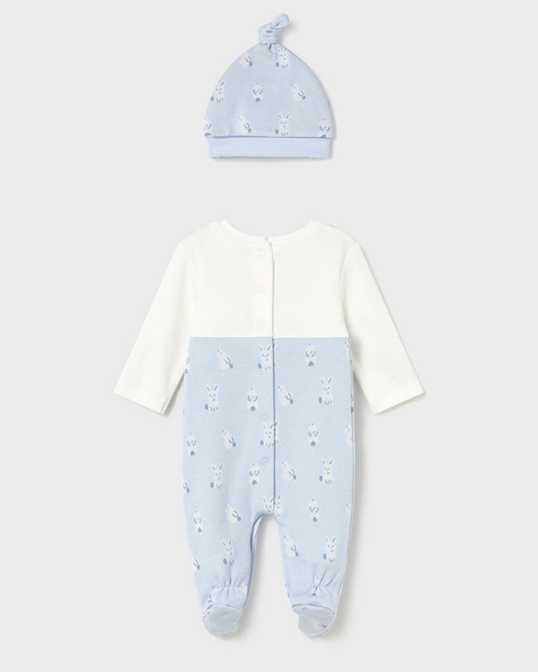 Conjunto Peto Bebé Niño Conejitos Cielo 26090 - Mayoral