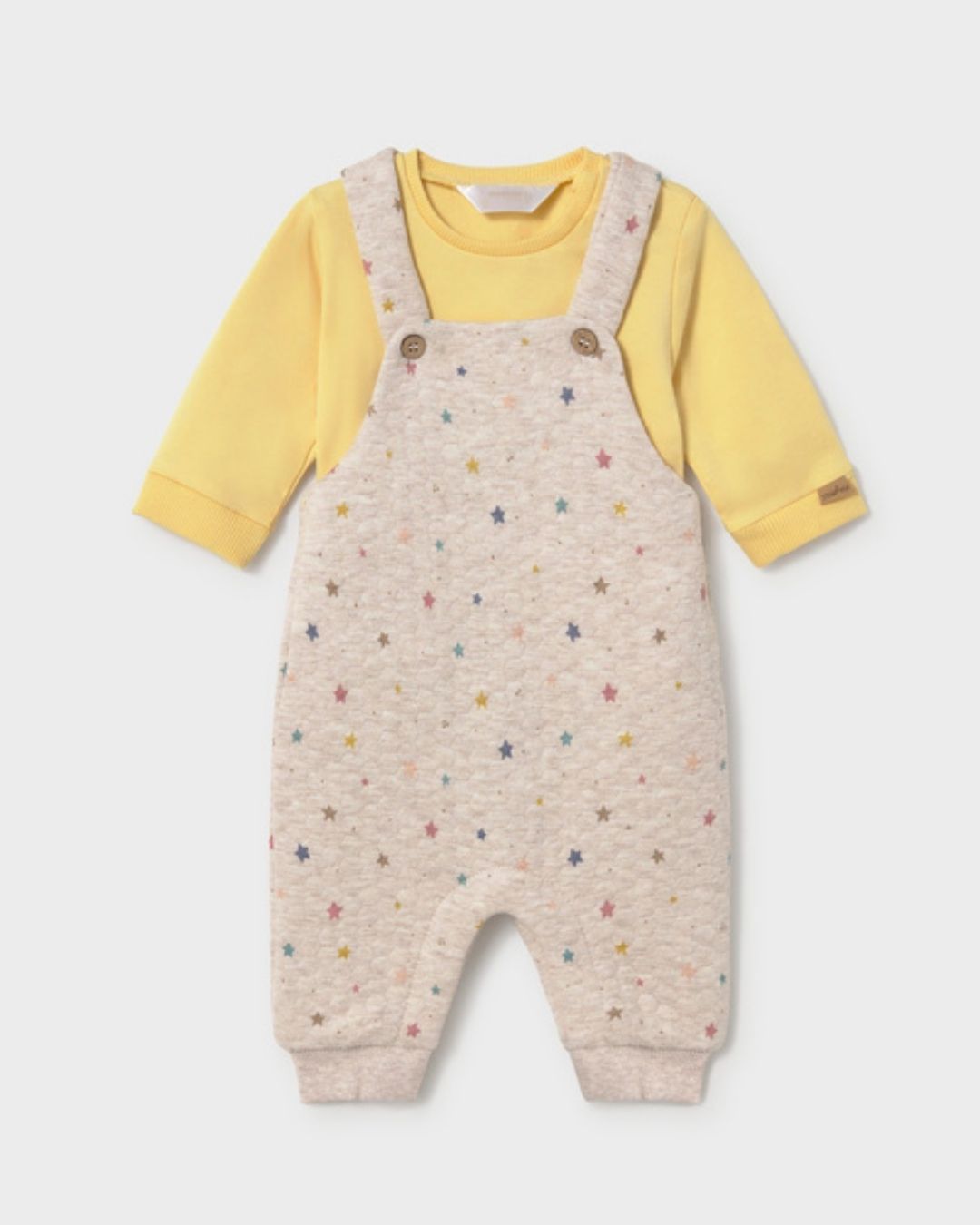 Conjunto Peto Con Camiseta Estrellitas - Mayoral