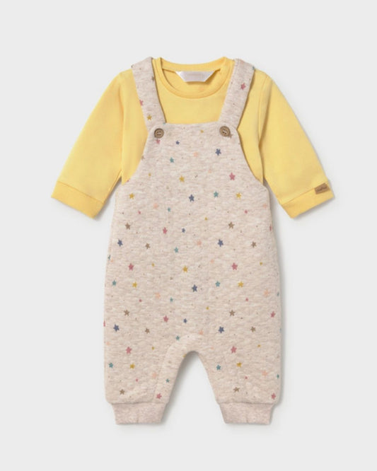 Conjunto Peto Con Camiseta Estrellitas - Mayoral