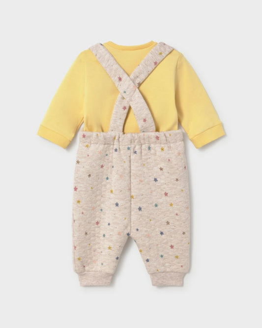 Conjunto Peto Con Camiseta Estrellitas - Mayoral