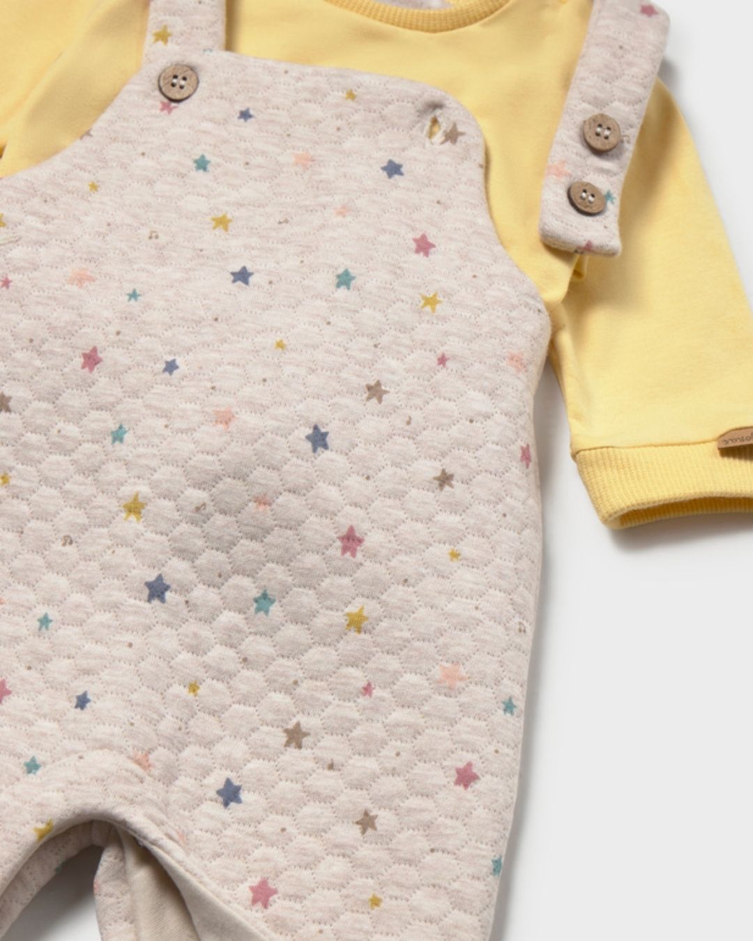 Conjunto Peto Con Camiseta Estrellitas - Mayoral