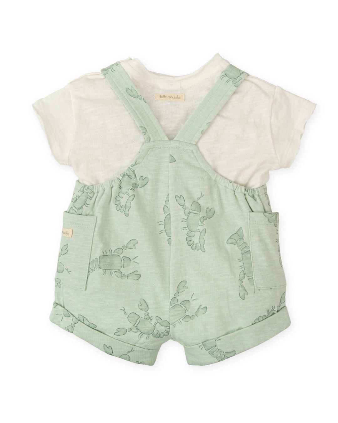 Conjunto Peto Langosta Verde + Camiseta Acuario - Tutto Piccolo