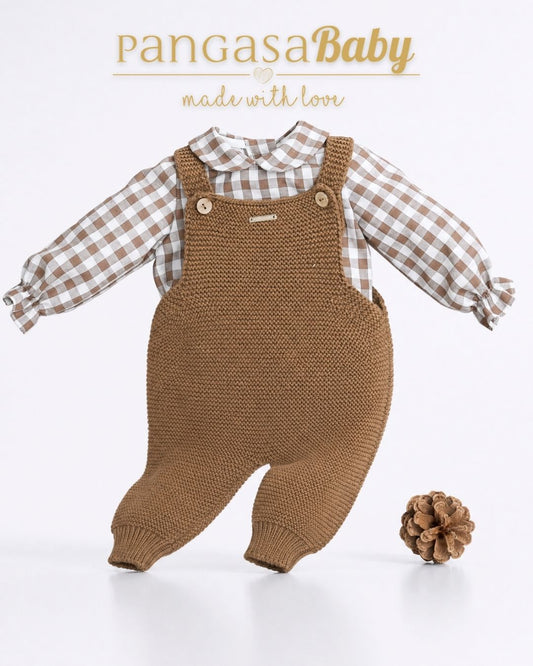 Conjunto Peto Largo Con Camisa - Chocolatte Collection Pangasa Baby