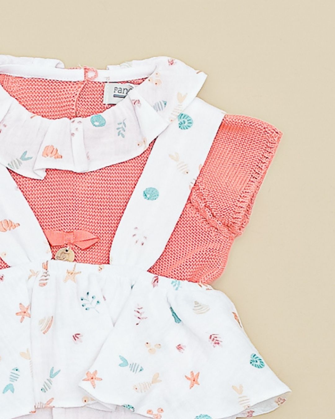 Conjunto Peto MAR PECES Coral 2685325 - Pangasa Baby