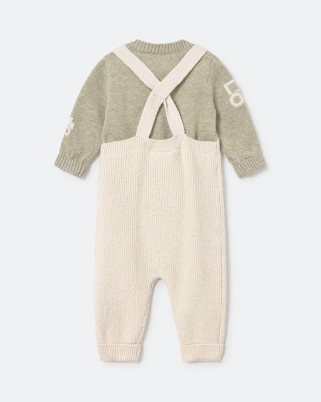 Conjunto Peto Tricot Beig - Mayoral