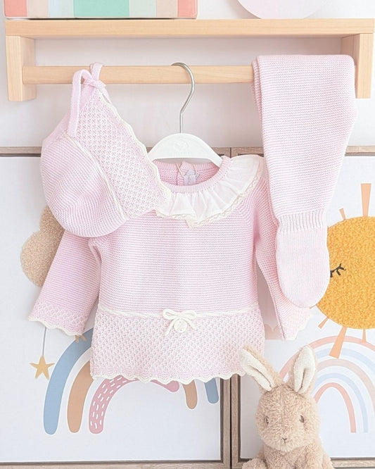 Conjunto Polaina Aller Rosa Bebé - Martín Aranda