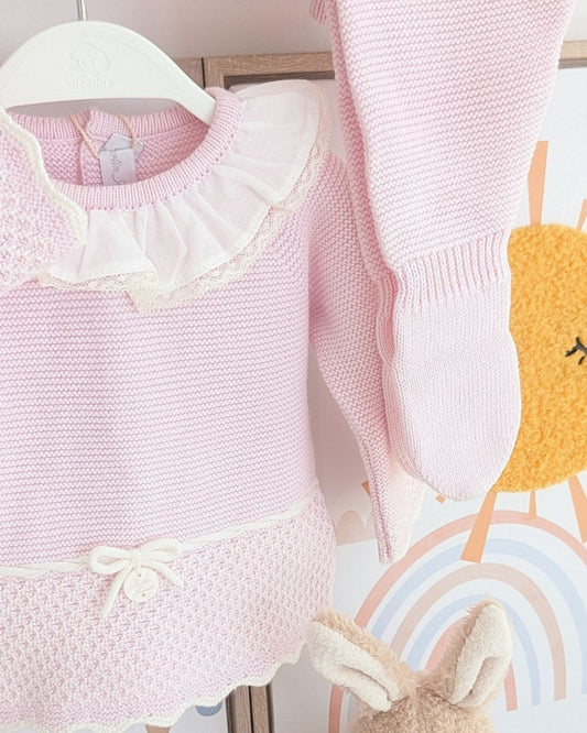 Conjunto Polaina Aller Rosa Bebé - Martín Aranda