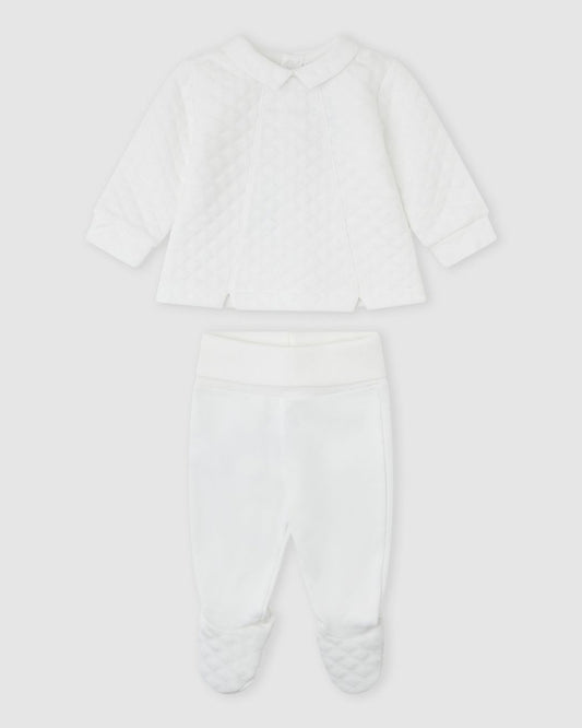 Conjunto Polaina Blanco Acolchado - Tutto Piccolo