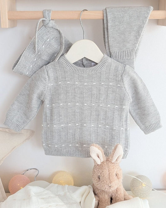 Conjunto Polaina Cambridge Gris Perla -  Martin Aranda