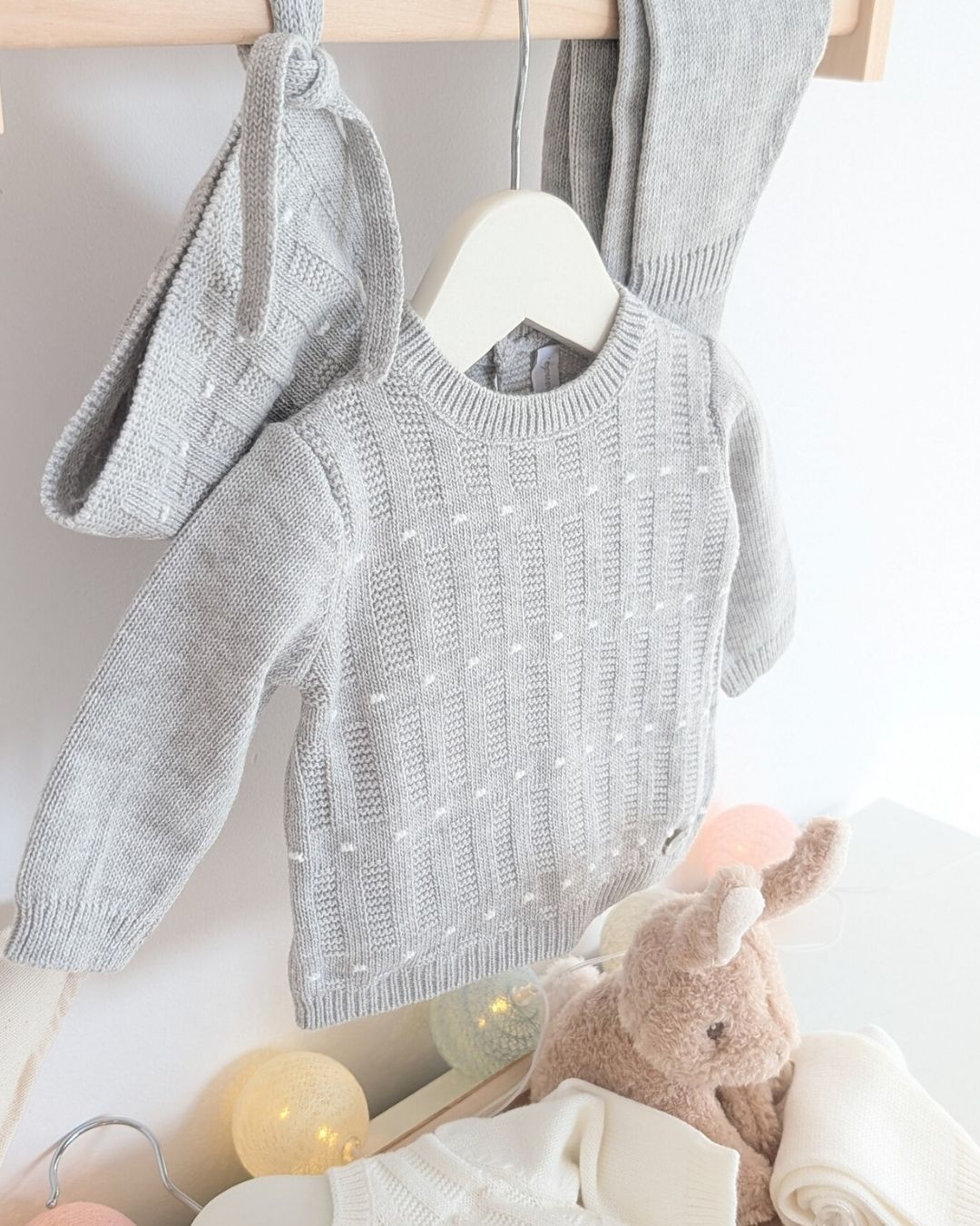 Conjunto Polaina Cambridge Gris Perla -  Martin Aranda