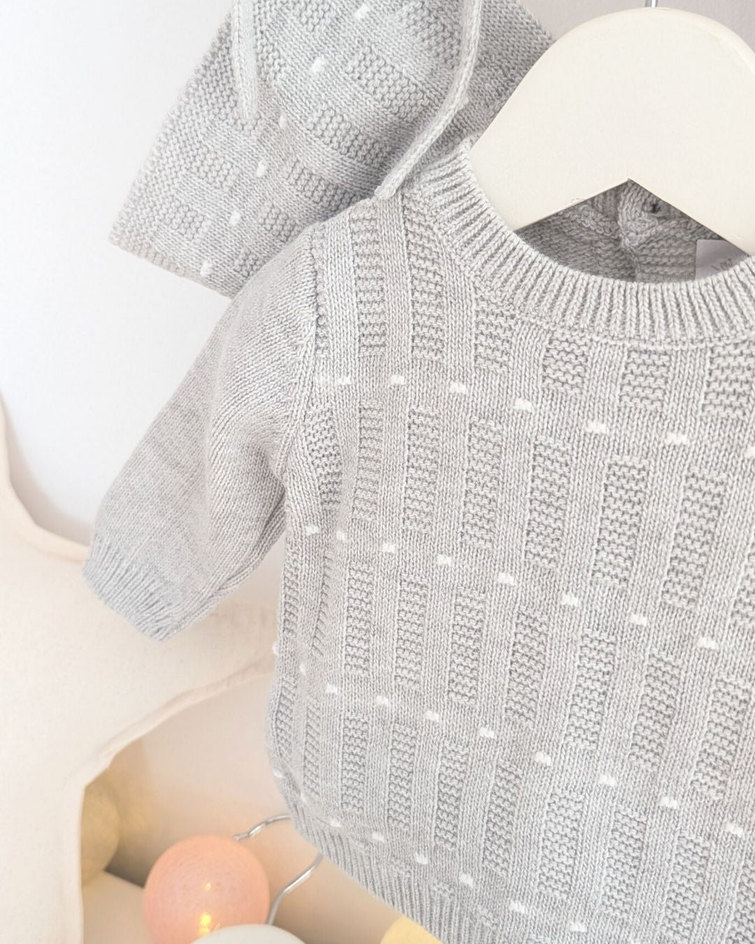 Conjunto Polaina Cambridge Gris Perla -  Martin Aranda