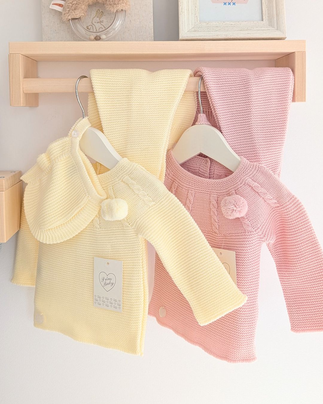 Conjunto Polaina Canesu Trenzas Amarillo