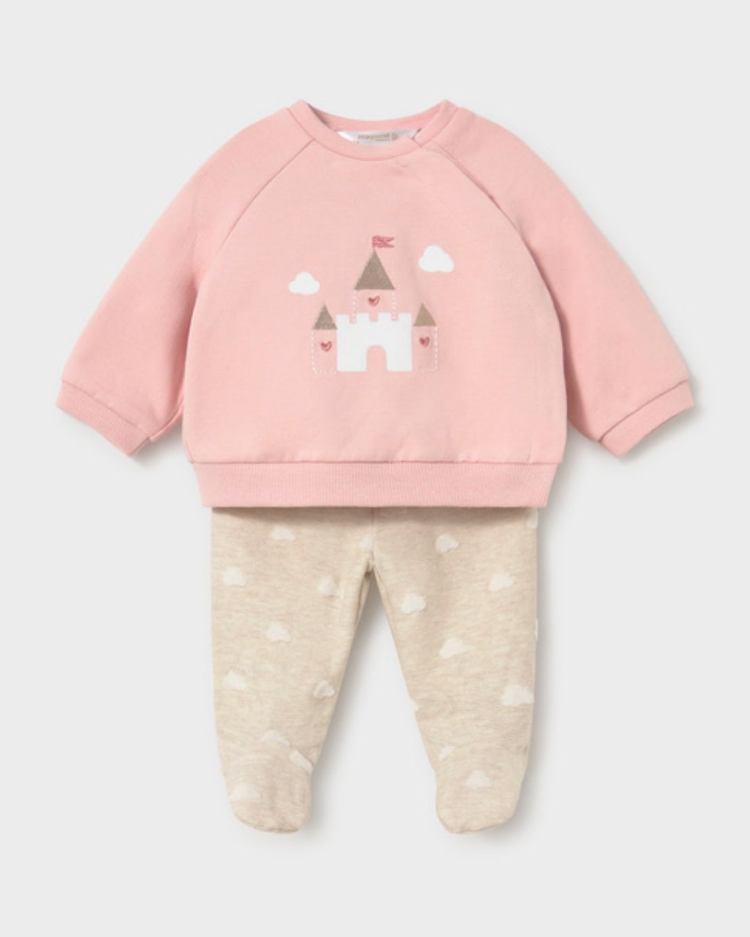 Conjunto Polaina Castillo Rosa Baby - Mayoral