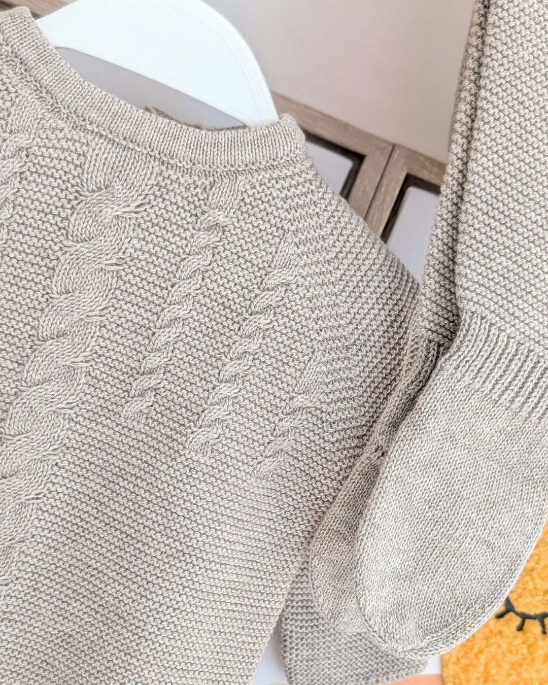 Conjunto Polaina Con Gorro Caravia Marrón Tostado - Martín Aranda