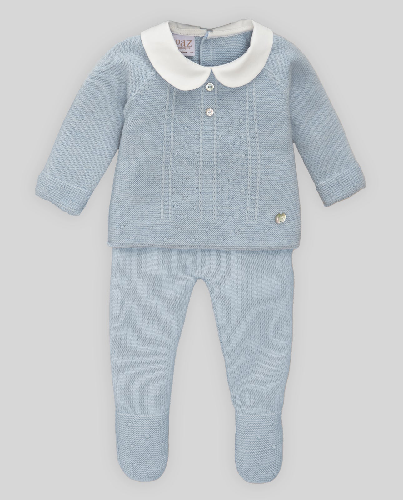 Conjunto Polaina Erizos Azul Tiza - Paz Rodriguez Referencia 103-102896