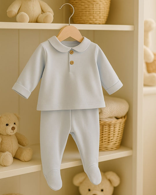 Conjunto Polaina Lebeche Celeste - Calamaro